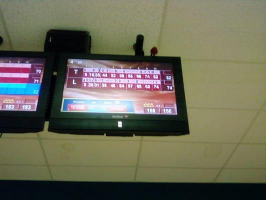 We suck at bowling. haha I had a fun time though.