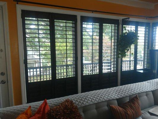 Heritance hardwood shutters