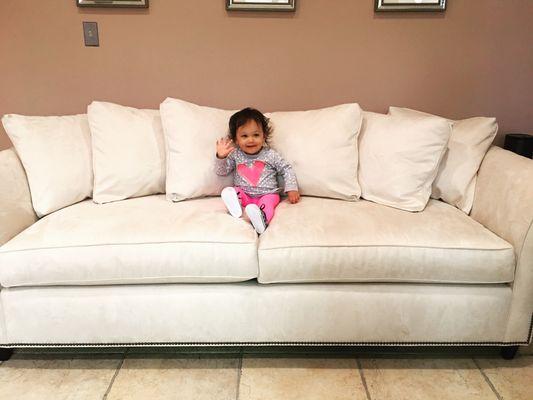 Eden's first dental visit.. in the waiting room:)