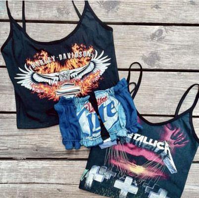 Awesome vintage custom tank tops.