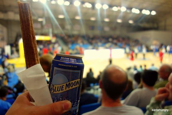 churro and blue moon for $10