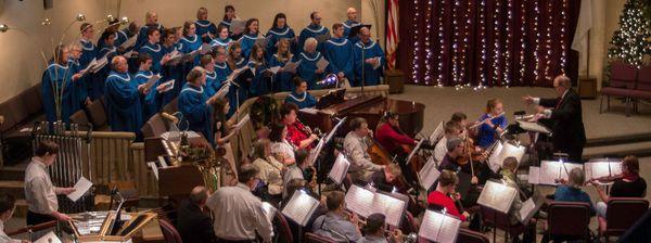 Christmas and Easter cantatas with Choir, Orchestra and Children's Choir,