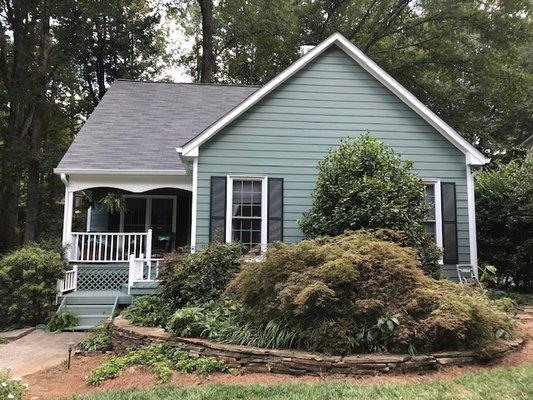 Our house looks amazing thanks to Rock House Roofing and Restoration!