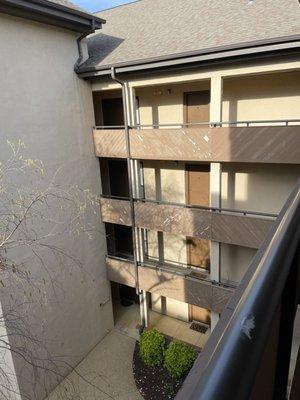 Balconies in Need of Paint