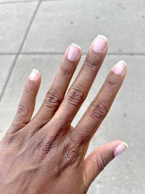 Perfect Gel Manicure done by An the owner! Super sweet, talented and friendly! How cute is the design on my ring finger!!