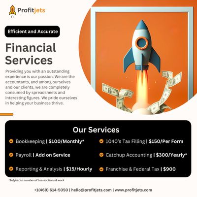 Profitjet's Services and Prices