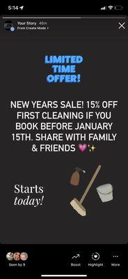 SPECIAL ENDS JANUARY 15th!