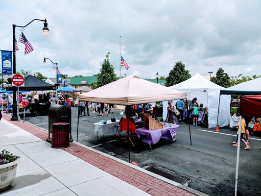 Arts Alive Raindate 2018. Weather cooperated.