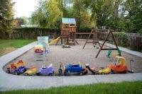 Backyard play area