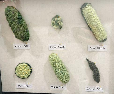 Quirky pickle decor