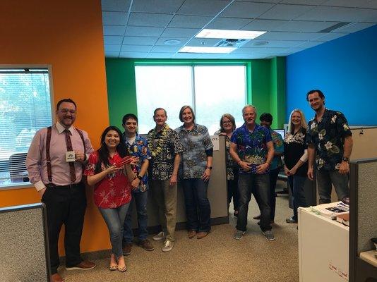 Office Space/Hawaiian Shirt Day 2018