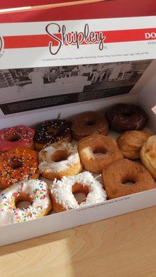 Dozen assorted donuts