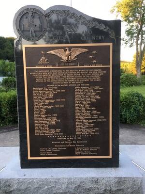 Service memorial from 1992