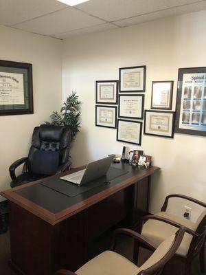 Dr. Haas private office