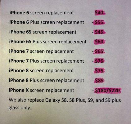 Our new lowest prices yet on iPhone repairs.