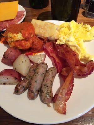 Breakfast Buffet! $27. The bacon is delicious. The sausage is okay. Potatoes and eggs are yummy!