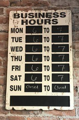 Business hours