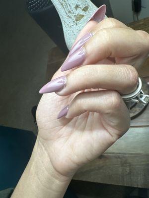 Look at the nail after 1 hour !!!