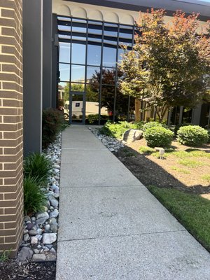 Outside of building