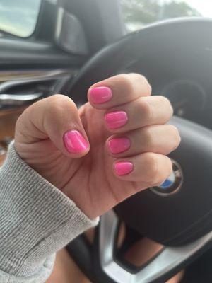 OPI gel from Diane - I love this place. Great atmosphere and color selection and I love Diane and Tommy as technicians!