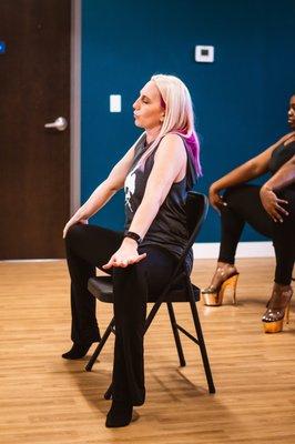 Grab a chair and Have A Seat! Our chair classes vary in style, so be prepared!