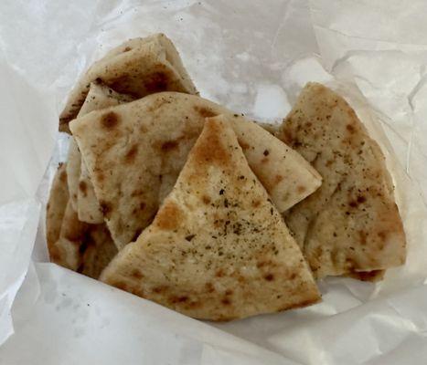 Seasoned pita bread