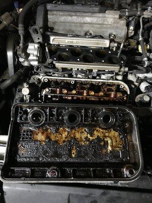 Just to show you what happens when you don't change your oil regularly