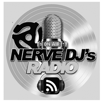 Nerve DJs Radio B&W Logo