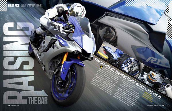 Sport Rider Magazine Layout