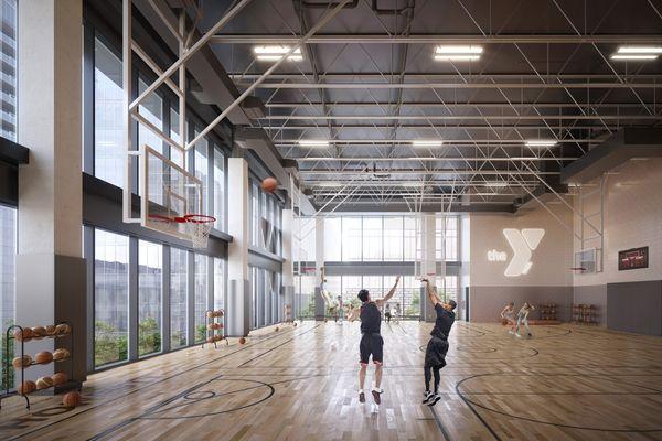 New gym at the downtown Y set to open later this year.