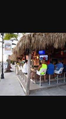 Tiki hut at venture out bait shop!