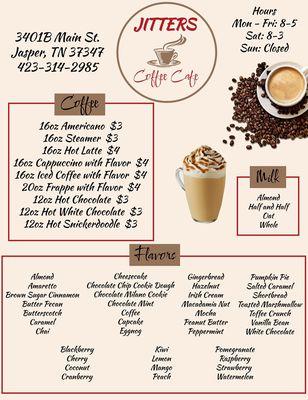 Coffee Menu