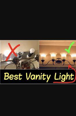 Vanity light upgrades get rid off that old light that came with your apt