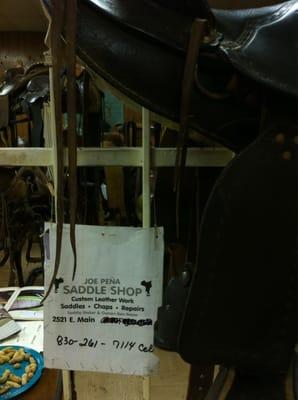 Joe pena saddle shop