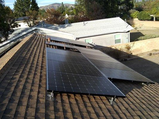 Installing solar panels