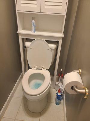 New toilet installation