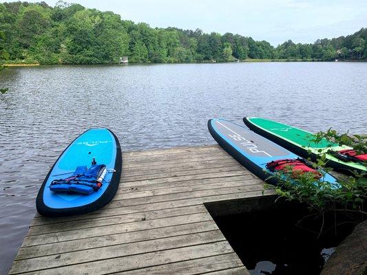 SUP Yoga on Lake Cherful