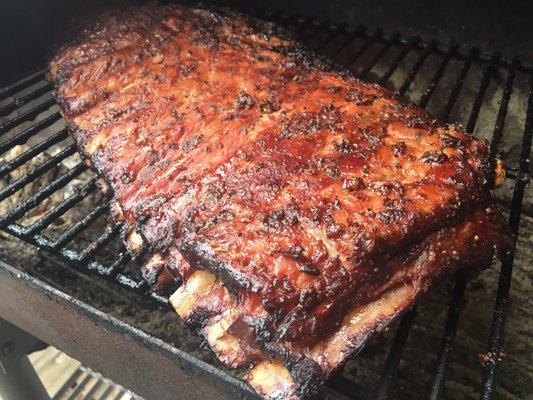 Smoked ribs