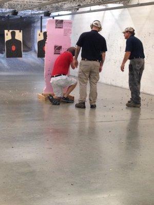 Defensive Hand Gun 4 - Shooting behind cover. Learning from professionals with REAL world experience