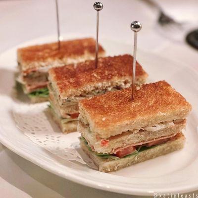 King crab club sandwich