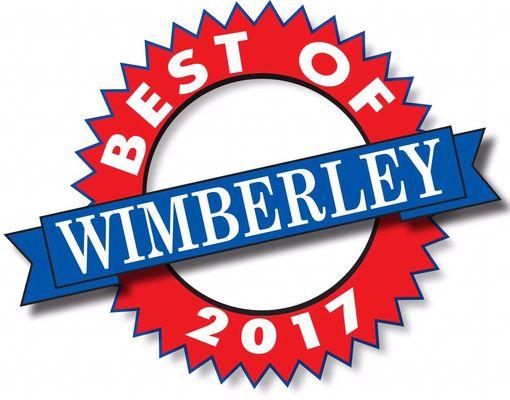 Once again voted best of Wimberley!!!