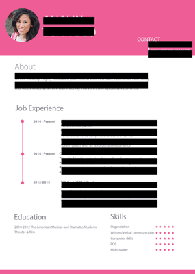 Get your modern resume design for as low as 30$