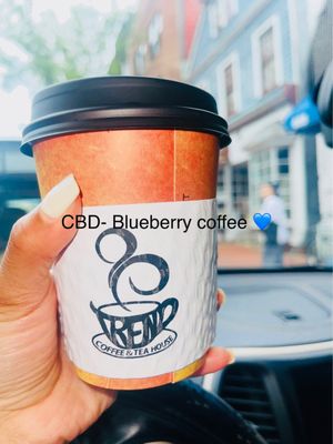 Blueberry coffee infused w/ cbd