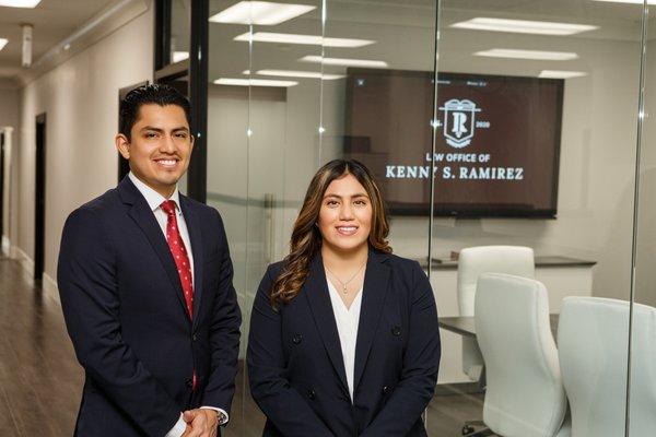 Founder and Principal Trial Attorney, Kenny S. Ramirez and Attorney, Sharon P. Ramirez