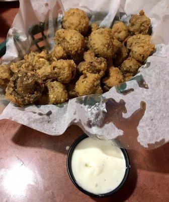 Fried mushrooms...