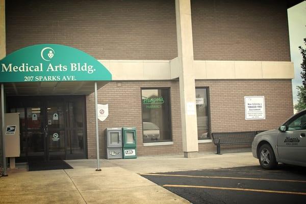 Hanger Drugs is located in the Jeffersonville Medical Arts Building