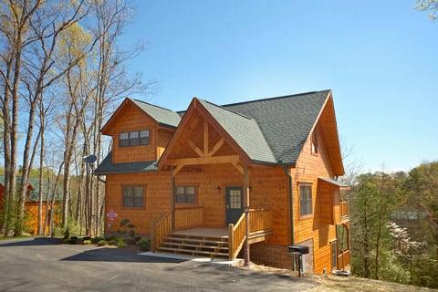 Cabins with breath taking views of the Smokies.