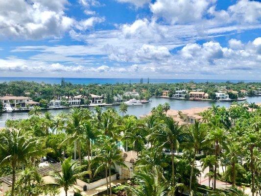 Intracoastal Bay and Ocean Views from The Point of Aventura