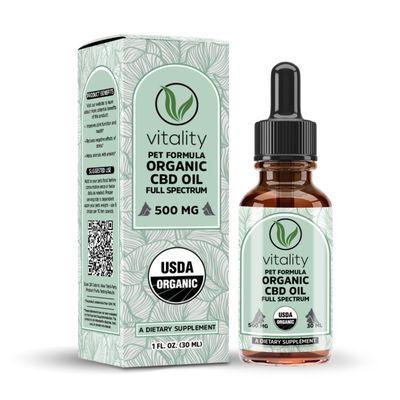 Vitality CBD of Buffalo | 500MG Organic CBD Oil for Pets