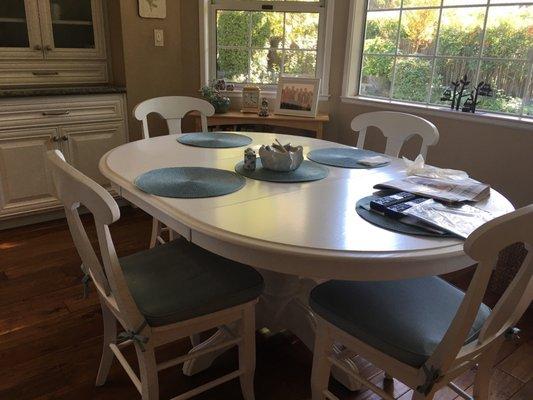 Refinished dining set